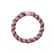 Hair elastic, multi red rainbow (3 pcs.)
