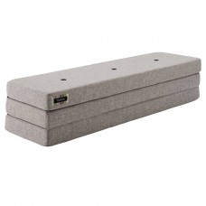 By KlipKlap Foldemadras XL, Multi grey w. grey