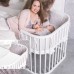 Babybay Bedside Crib, Original Co-sleeper, Hvid