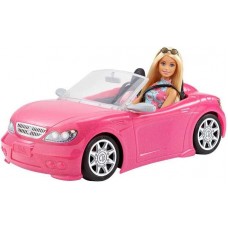 Barbie bil - glam Cabriolet med dukke