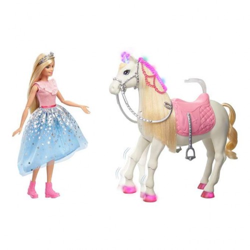 Barbie Princess Adventure dukke og Prance og Shimmer -