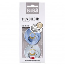 Bibs Colour sutter 2 pk. - sky blue/baby blue (str. 1)