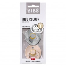 Bibs Colour sutter 2 pk. - cloud/blush (str. 1)