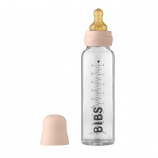 BIBS Sutteflaske, komplet sæt, Blush, 225 ml