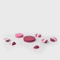 bObles Blandede tumlesten - rosa