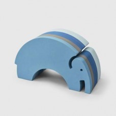 Elefant - blå (stor)