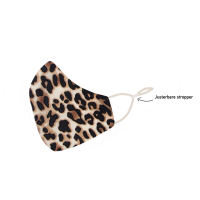 Stofmundbind leopard + PM2,5 filter