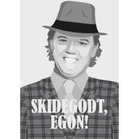 Skidegodt, Egon! plakat, M (50x70, B2)