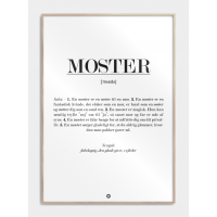 Moster definition plakat, M (50x70, B2)