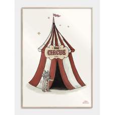 Tiny circus børneplakat, S (29,7x42, A3)