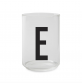 Design Letters glas, E