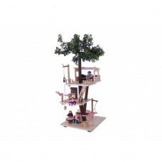 EverEarth Træhus med små dukker og møbler