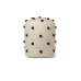 Dot tufted pouf - sand/sort
