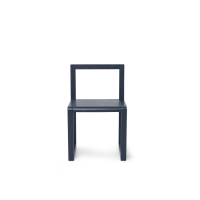 Lille arkitekt stol - dark blue