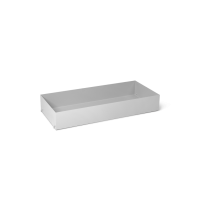 Shelf box, light grey