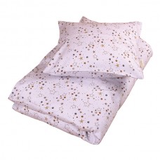 Filibabba Junior sengetøj, stars light lavender