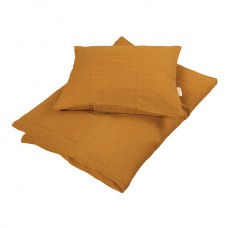 Filibabba Junior sengetøj, Muslin Golden mustard
