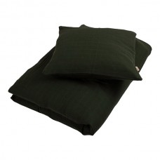 Filibabba Junior sengetøj, muslin dark green