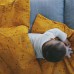 Filibabba Junior sengetøj, stars golden mustard