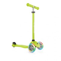 Løbehjul til børn m/ LED lys, Primo - Lime grøn
