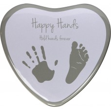 Baby fod- og håndaftryk / Gipssæt til baby - Hvid