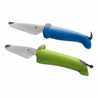 Kinderkitchen knivsæt til børn, 2 stk., børnekniv, grøn/blå