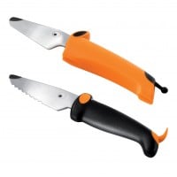 Kinderkitchen knivsæt til børn, 2 dele - børnekniv, orange/sort