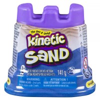Kinetic sand, blå