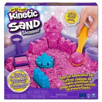 Kinetic Sand, Sparkle Sandcastle Set - Pink