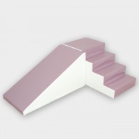 Legeskum Noah XL med skridsikker bund, Rutschesæt pastel violet/hvid
