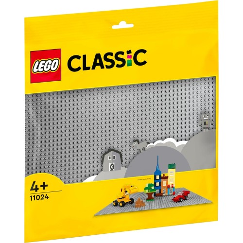 Fugtig laser slå Lego byggeplade - Grå (48 x 48 knopper) - LEGO