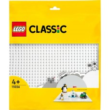 Lego byggeplade - Hvid (25 x 25 cm)