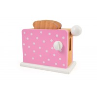 Toaster, pink m. prikker