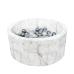 Misioo Boldbassin, Velvet soft, white marble