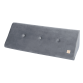 Støttepude - grey, velvet (120x50x36cm)