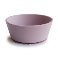 Mushie Silikone skål, Soft lilac