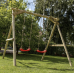 Nordic Play Swing Stand med 2 gynger og parenteser