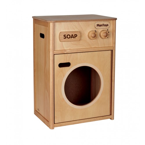 Vaskemaskine i Træ, PlanToys ⇒ Spar 30%|Little