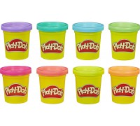 Play-Doh - Neon pakke m. 8 bøtter