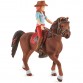 Schleich 42539, Hannah og Cayenne, Blå trøje