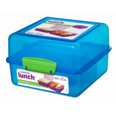 Madkasse lunch cube Blå - 1,4 Liter
