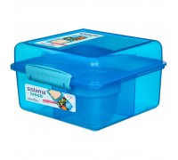 Sistema Madkasse, lunch cube, 2 l., Blå