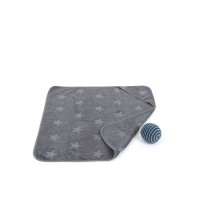 Smallstuff Babyhåndklæde, grey