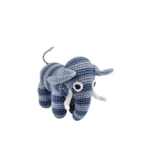 Smallstuff Hæklet elefant, Denim