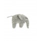 Smallstuff Strikket elefant rangle, Grey