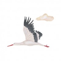Wallstories - Stork, lille