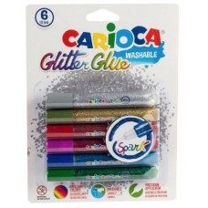 Carioca Glimmerlim, 6 stk. 