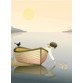 ViSSEVASSE Plakat, Boy in a boat (30x40cm)