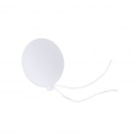 Teeny & Tiny Dekorationsballon, lille, hvid
