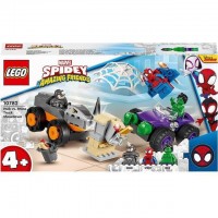 Lego Marvel Spidey fantastiske venner Hulk vs Rhino Truck Showdown 10782